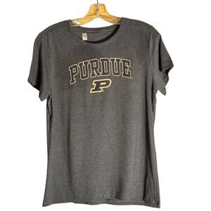Purdue University Boilmaker Women's NWT T-Shirt Dark Heather Gray Size M